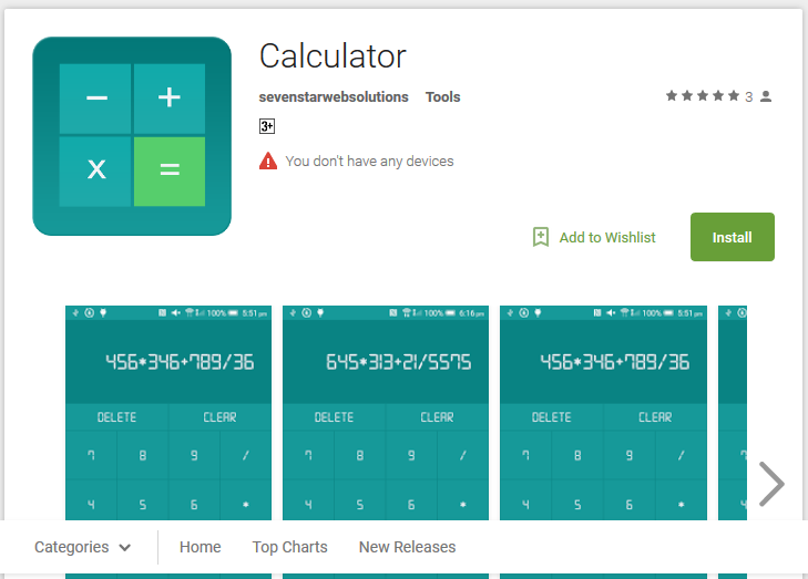 functional native calculator