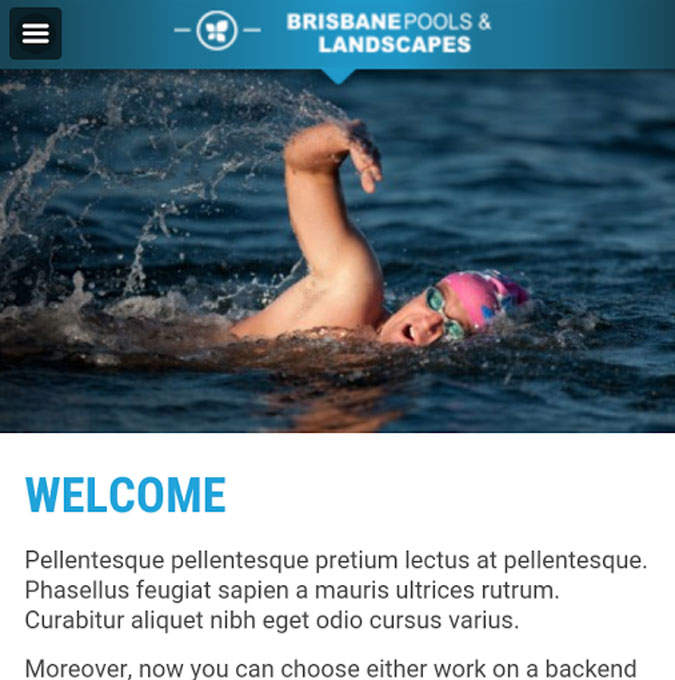 Brisbane pools and landscape